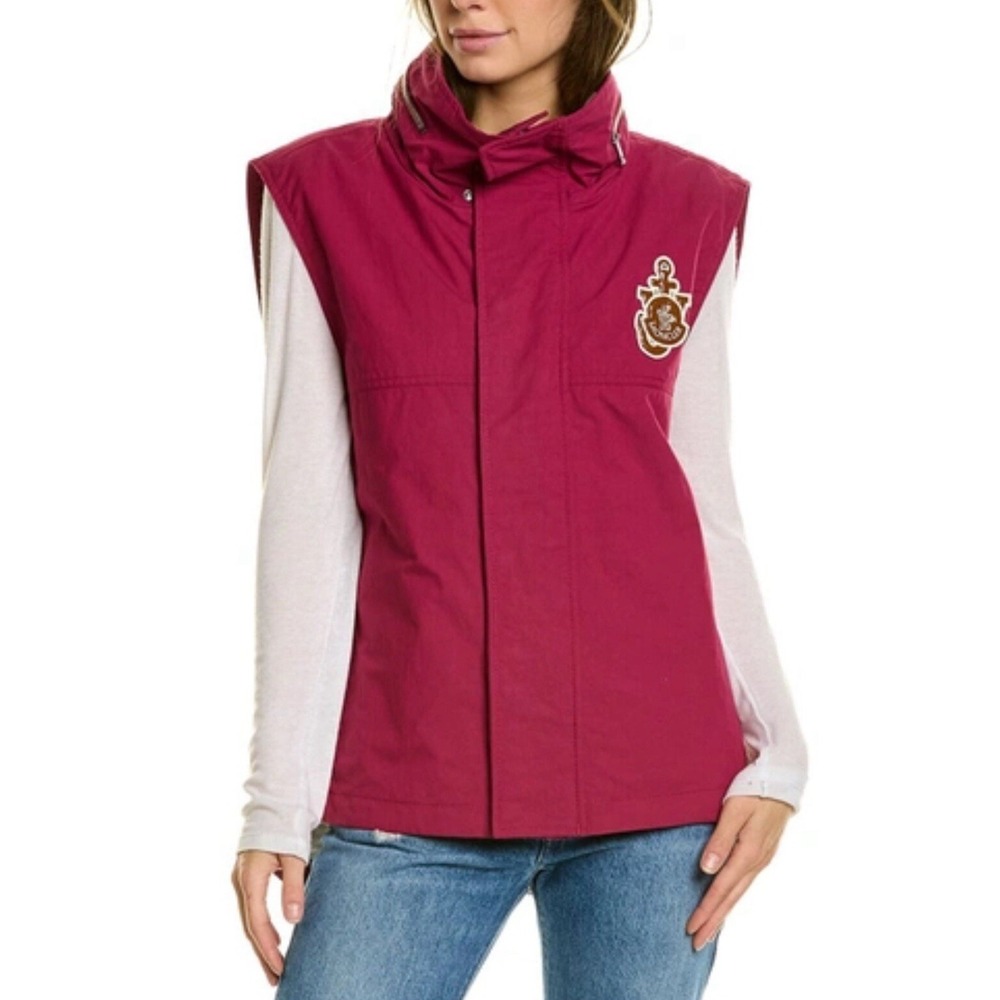 Moncler X Jw Anderson Tryfan Vest Women's Pink New Size 1 Small / Hideaway Hood